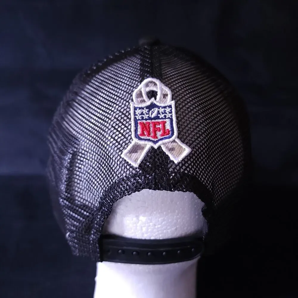 Seattle Seahawks New Era Salute To Service Trucker 9FORTY Snapback Hat Camo New